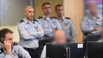 בור חיל האויר בליל המתקפה האיראנית. | דובר צה"ל