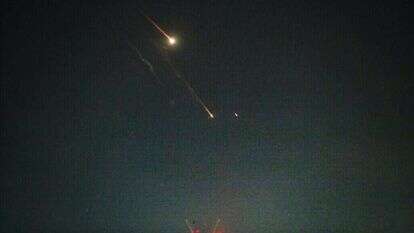 יירוטים בשמי ירושלים במהלך התקיפה האיראנית, אפריל 24' | ג'מאל עוואד, פלאש 90