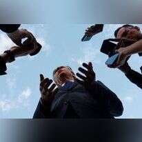 מזכיר המדינה האמריקני אנתוני בלינקן משוחח עם כתבים. | AFP