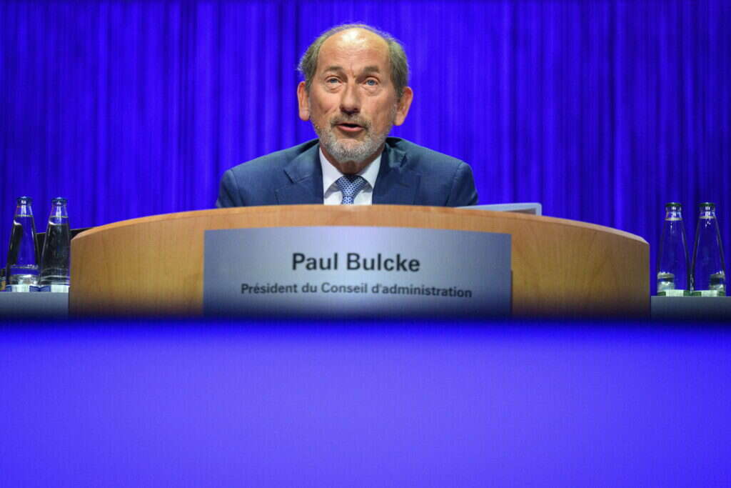 יו"ר נסטלה, פול בולקה. | EPA