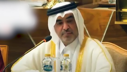 הבכיר הקטארי, אסא בן אחמד אל-נסר. | מסך מתוך יוטיוב