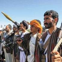 צעדה חות'ית בצנעא נגד ארה"ב וישראל, בינואר. | אי.פי.איי