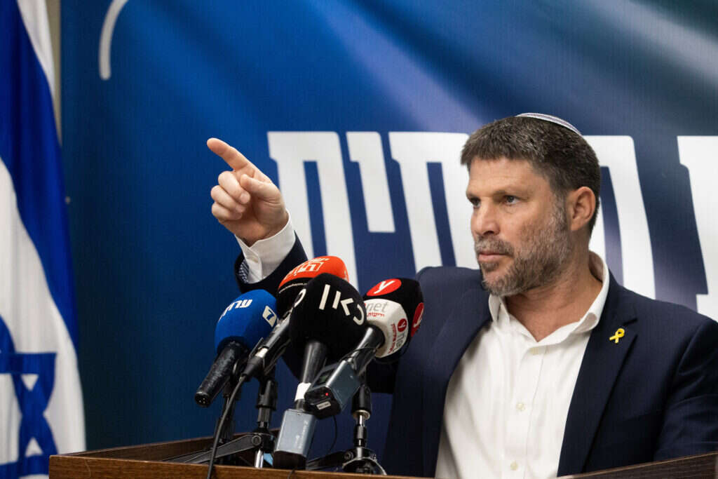 שר האוצר סמוטריץ', היום. | Oren Ben Hakoon/Flash90