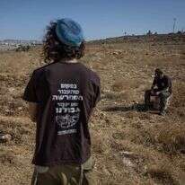 מתיישבים ברמת מגרון. למצולמים אין קשר לכתבה. | חיים גולדברג, פלאש 90