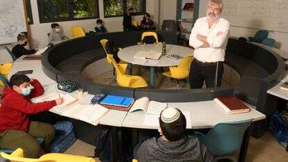 הרב שמואל לורנץ, ראש ישיבת בנ"ע נחלים. | יוסי זליגר