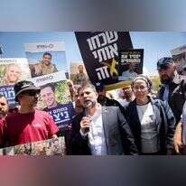 השר בצלאל סמוריץ' בהפגנת פורום הגבורה. | Yonatan Sindel/FLASH90