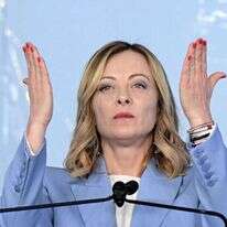 ראש ממשלת איטליה ג'ורג'יה מלוני. | AFP