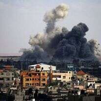 תקיפות צה"ל ברפיח. | AFP תקיפות צה"ל ברפיח. | AFP