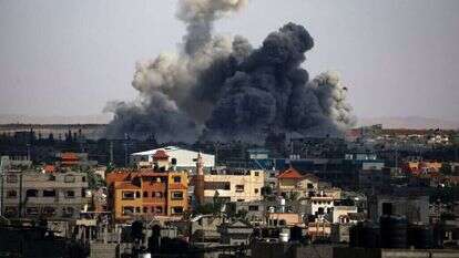 תקיפות צה"ל ברפיח. | AFP