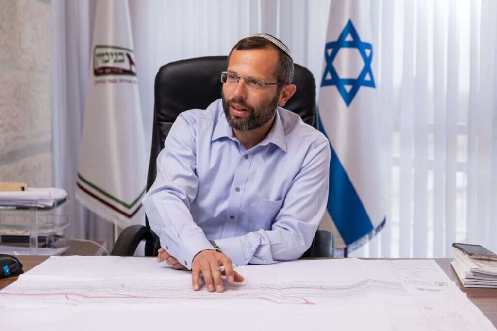 ראש מועצת בנימין וראש מועצת יש"ע, ישראל גנץ. | ברוך גרינברג
