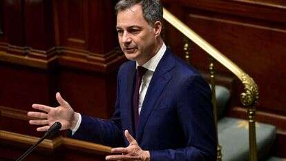 ראש ממשלת בלגיה אלכסנדר דה-קרו. | DIRK WAEM / Belga / AFP ראש ממשלת בלגיה אלכסנדר דה-קרו. | DIRK WAEM / Belga / AFP