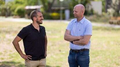 "השאלות הקשות והמחלוקות הן שיובילו אותנו לאחדות". אמיר תיבון ואליה מימון. | לירון מולדובן