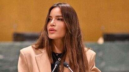 נטלי דדון באו"ם. צלם: משה והכובע