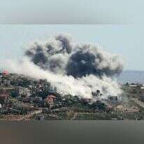תקיפות צה"ל בדרום לבנון, הבוקר. | AFP תקיפות צה"ל בדרום לבנון, הבוקר. | AFP