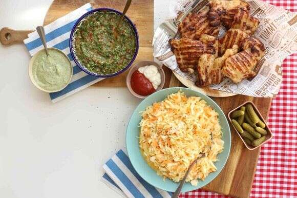 פרגיות צלויות ושלל סלטים | אפרת ליכטנשטט