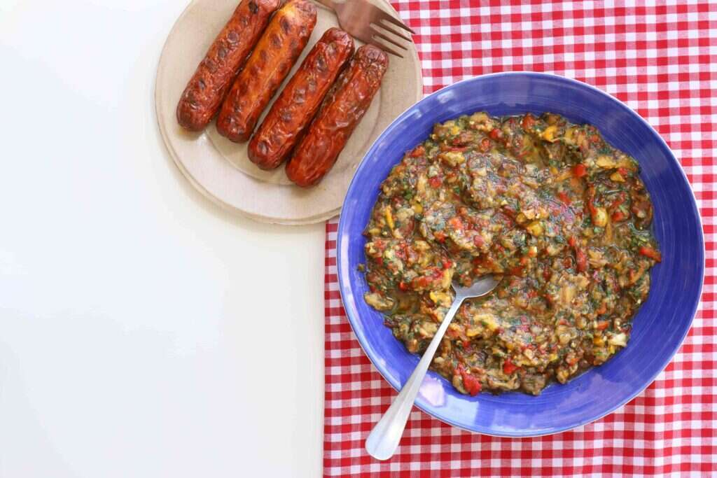 סלט ירקות שרופים. | אפרת ליכטנשטט