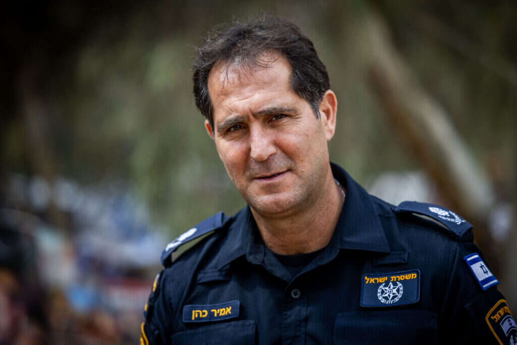 נציג משטרת ישראל ניצב אמיר כהן. | חיים גולדברג - פלאש 90