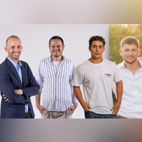 מימין: מתן ויזל, אלקנה הומינר ( | נעמה שטרן), צבי שטרן וטל לוריא (