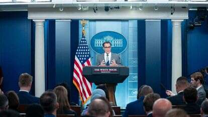 דובר הבית הלבן, ג'ון קירבי, בהצהרה לעיתונאים. | EPA