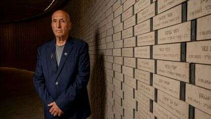 אלי בן שם, יו"ר יד לבנים בהיכל הזיכרון הממלכתי בהר הרצל, בשבוע שעבר. | נעמה שטרן