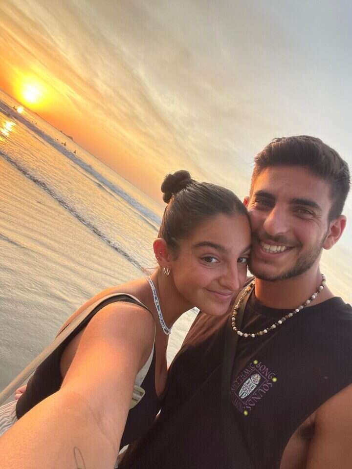 אדיר פורטוגל עם זוגתו דניאל. | דובר צה"ל