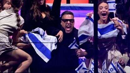 המשלחת הישראלית לאירוויזיון, אמש. | Jessica Gow, AFP