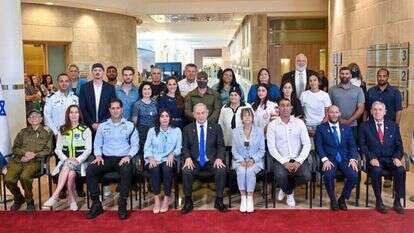 משיאי המשואות עם ראש הממשלה, תשפ"ד. | קובי גדעון - לע״מ