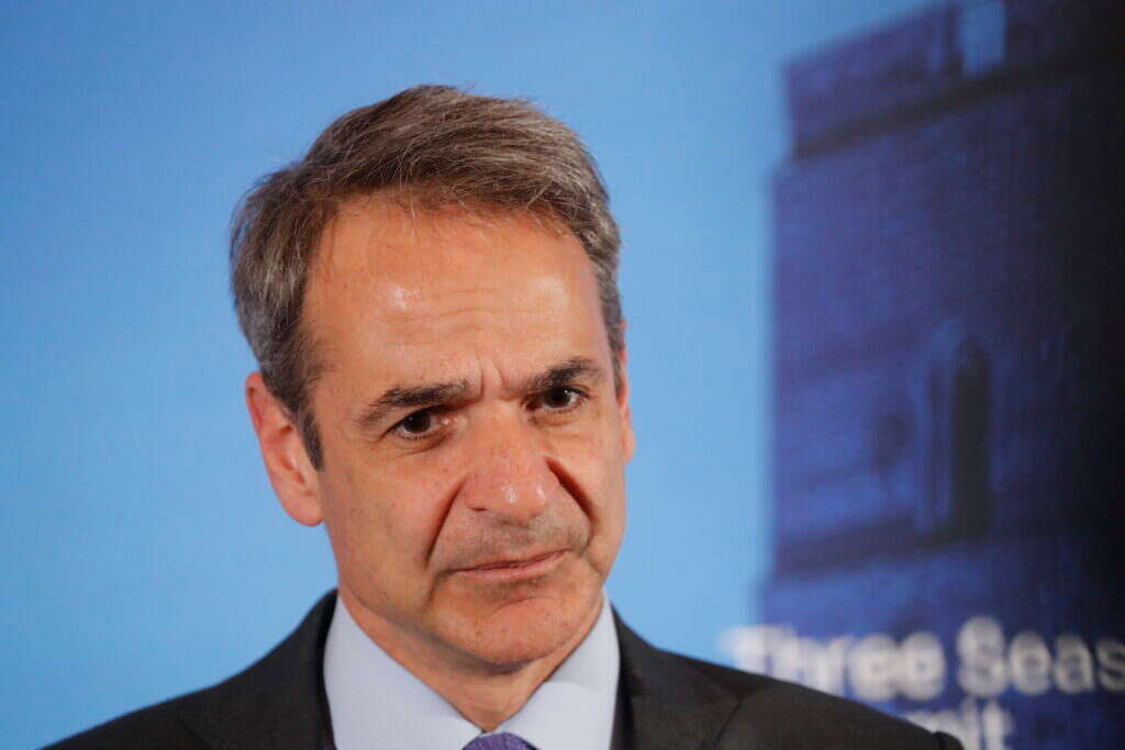 ראש ממשלת יוון, קיריאקוס מיצוטאקיס. | EPA