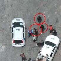 מחבלי חמאס במרכז לוגיסטי של האו"ם ברפיח. | דובר צה"ל