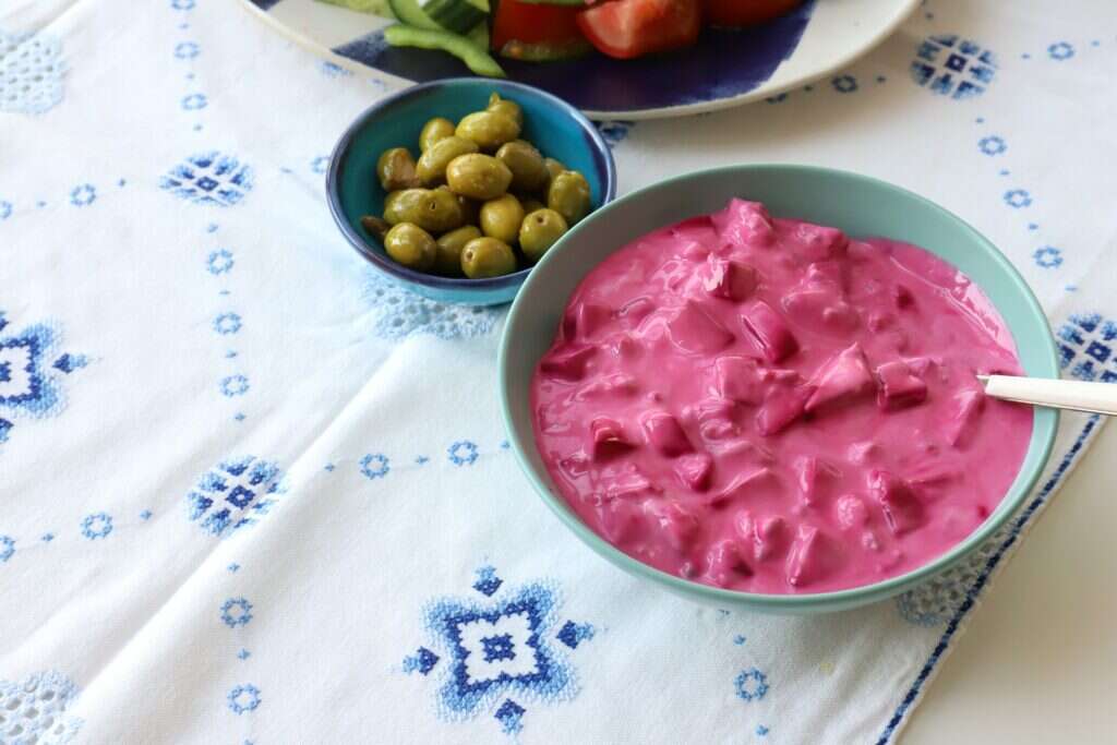 סלט סלק ויוגורט. | אפרת ליכטנשטט