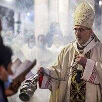 הפריארך הלטיני של ירושלים, פיארבטיסטה פיצבלה. | Emmanuel DUNAND / AFP