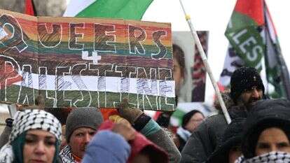 הפגנות של השמאל הפרוגרסיבי בקנדה. | NurPhoto via Getty Images