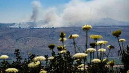 פגיעת רקטות מלבנון באזור רמת הגולן. | אייל מרגולין, פלאש 90 פגיעת רקטות מלבנון באזור רמת הגולן. | אייל מרגולין, פלאש 90