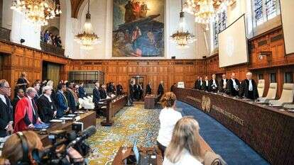 בית הדין הבינלאומי לצדק (ICJ) | EPA/LINA SELG