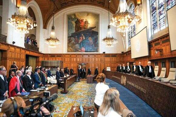 ובית הדין הבינלאומי לצדק (ICJ) | EPA/LINA SELG