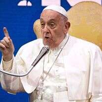 האפיפיור פרנציסקוס. | EPA/Riccardo Antimiani