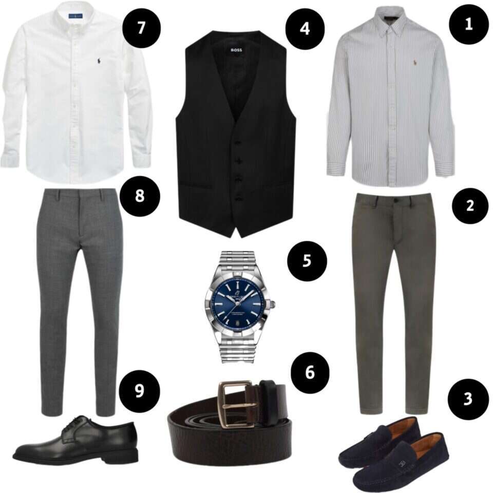 ההמלצות שלנו למבוגרים: 1) חולצה של פולו ראלף לורן לפקטורי54. | באדיבות פקטורי54  2) מכנסיים של טומי הילפיגר לפקטורי54. שח