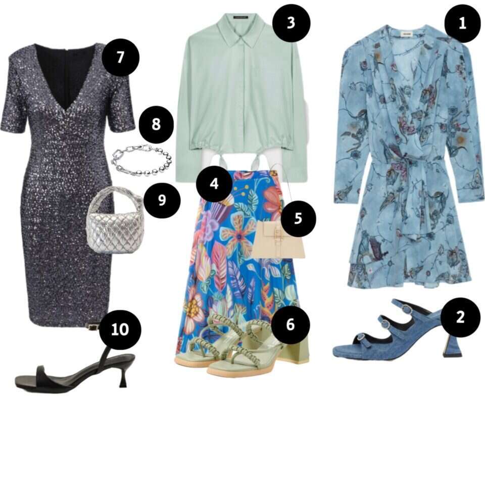 ההמלצות שלנו לנשים צעירות: 1) שמלה של Zadig &amp; Voltaire. | יח"צ  2) נעליים של CAREL PARIS לבוטיק MIMOSA.