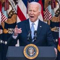 נשיא ארה"ב ג'ו ביידן. | EPA/SHAWN THEW