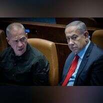 ראש הממשלה בנימין נתניהו ושר הביטחון לשעבר יואב גלנט. | יונתן זינדל, פלאש 90