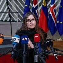 ראש ממשלת איסלנד לשעבר והמועמדת לנשיאות בהווה, קתרין יקובסדוטיר. | AFP