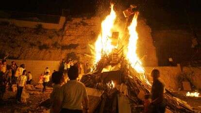 מדורת ל"ג בעומר בקבר שמעון הצדיק | מרים צחי