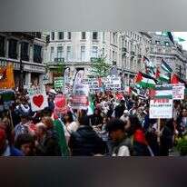 הפגנה אנטי־ישראלית בלונדון | AFP