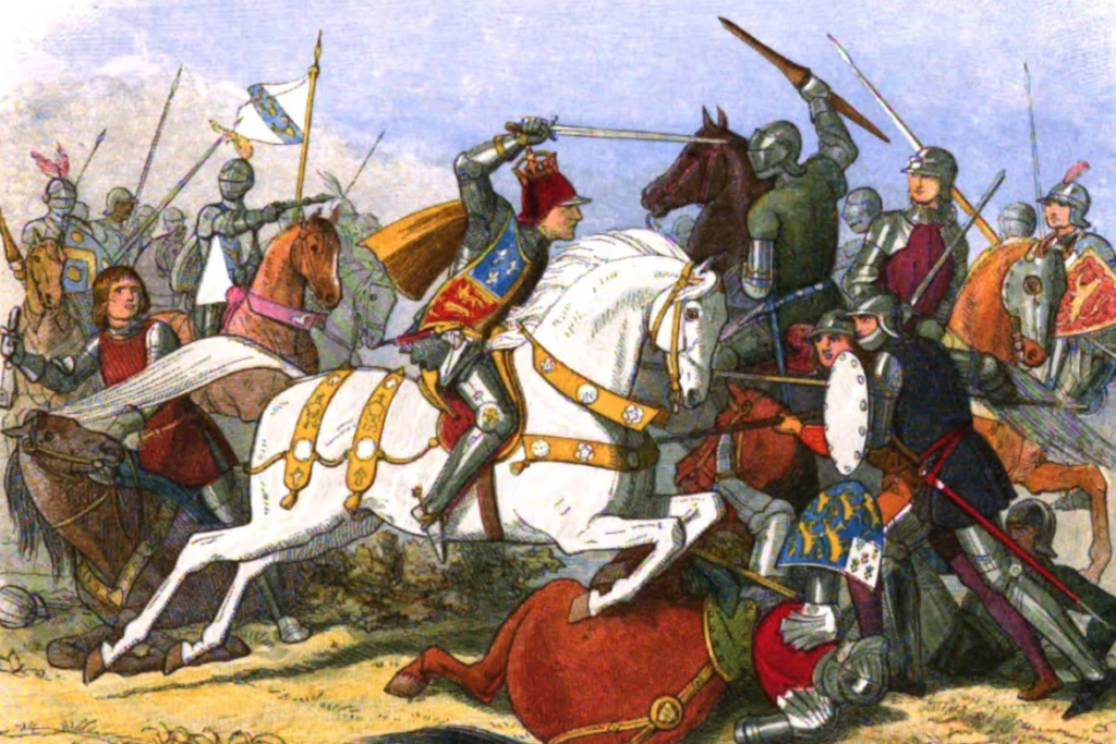 ציור של קרב בוסוורת'. | מסך מיוטיוב