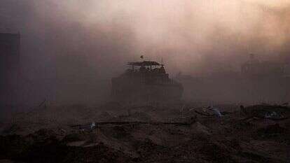 טנק של צה"ל בעזה. | דובר צה"ל