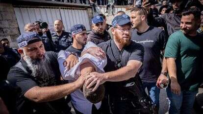 מעצר המחבלים שביצעו את פיגוע הדריסה בירושלים בחודש אפריל. | חיים גולדברג