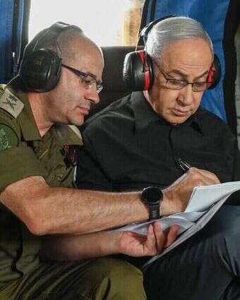 נתניהו בסיור בצפון עם המזכיר הצבאי, האלוף רומן גופמן | מעיין טואף - לע"מ