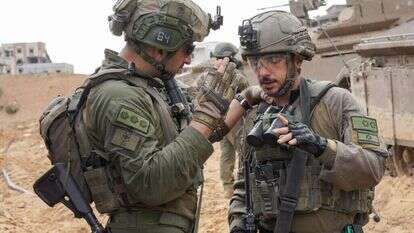 קצין אג"ם של אוגדה 98, סא"ל ברק גנוט. | דובר צה"ל