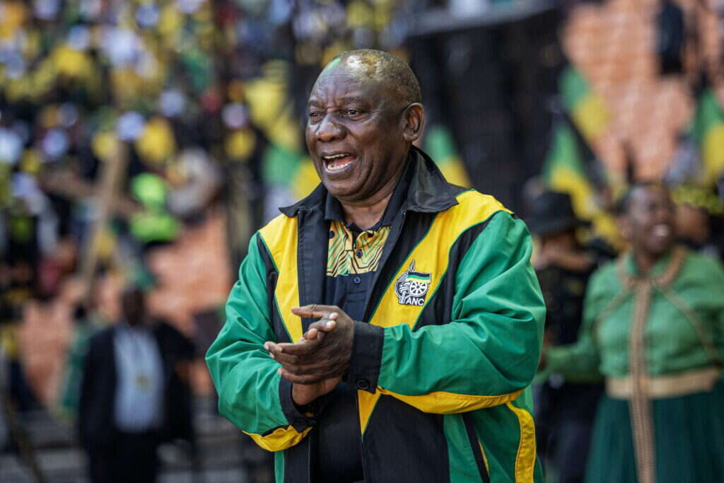 נשיא דרום אפריקה סיריל רמפוזה. | Michele Spatari / AFP