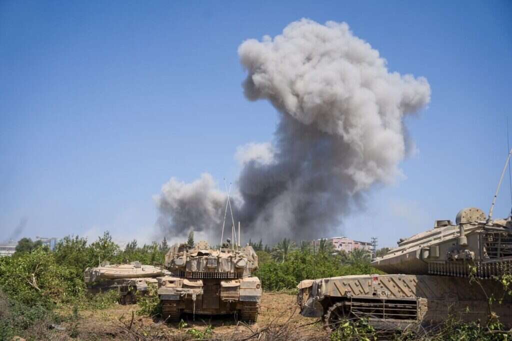 טנקים של צה"ל ברפיח. | דובר צה"ל